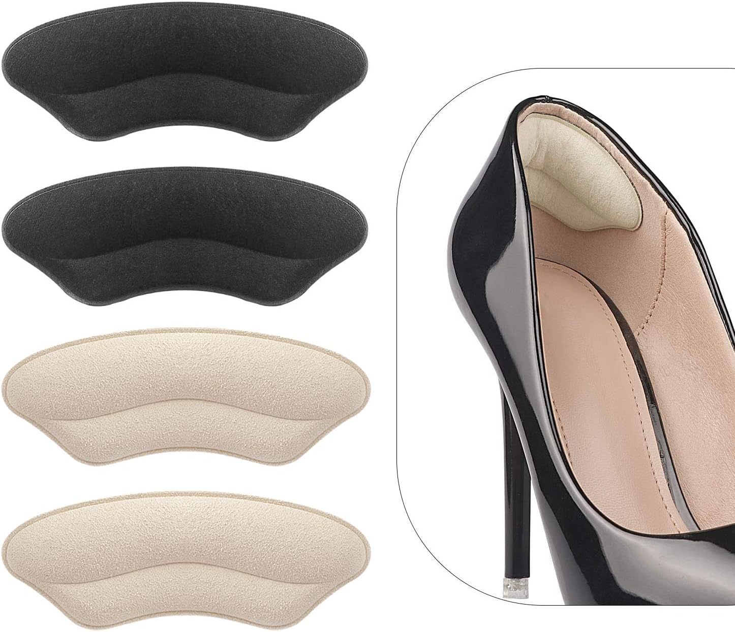 Heel Grips Liner Cushions Inserts for Loose Shoes, [...]