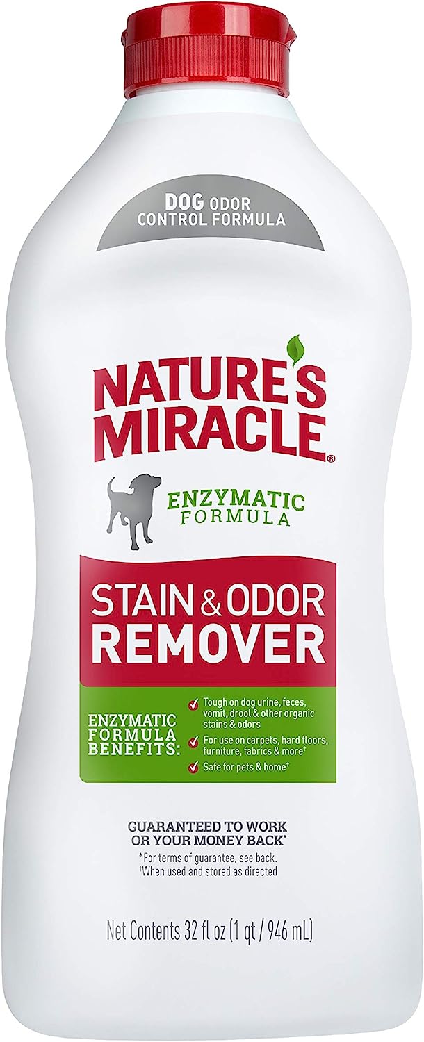 Nature's Miracle Stain and Odor Remover Dog 32 Ounces, [...]