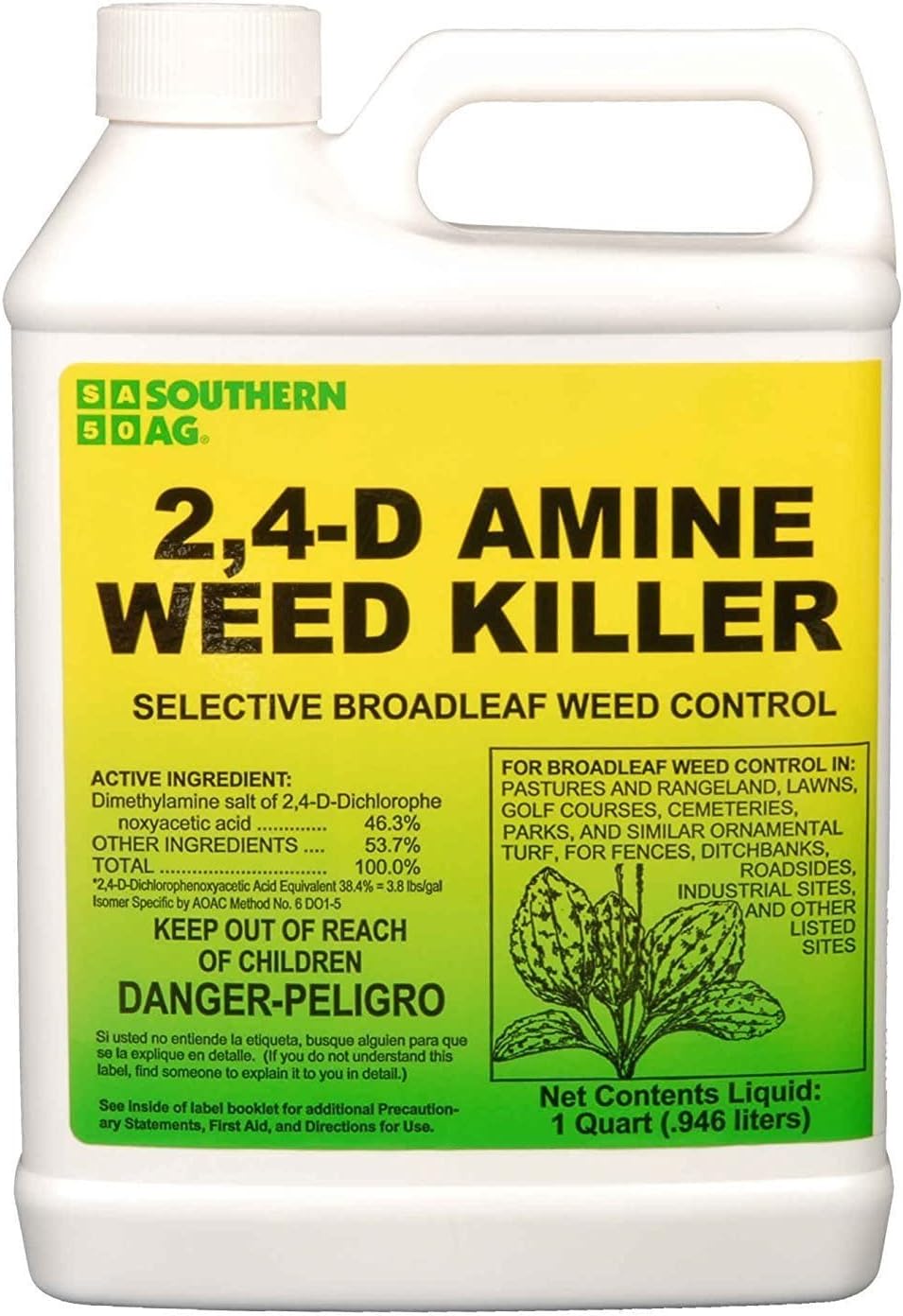 Southern Ag Amine 2,4-D WEED KILLER, 32oz - Quart