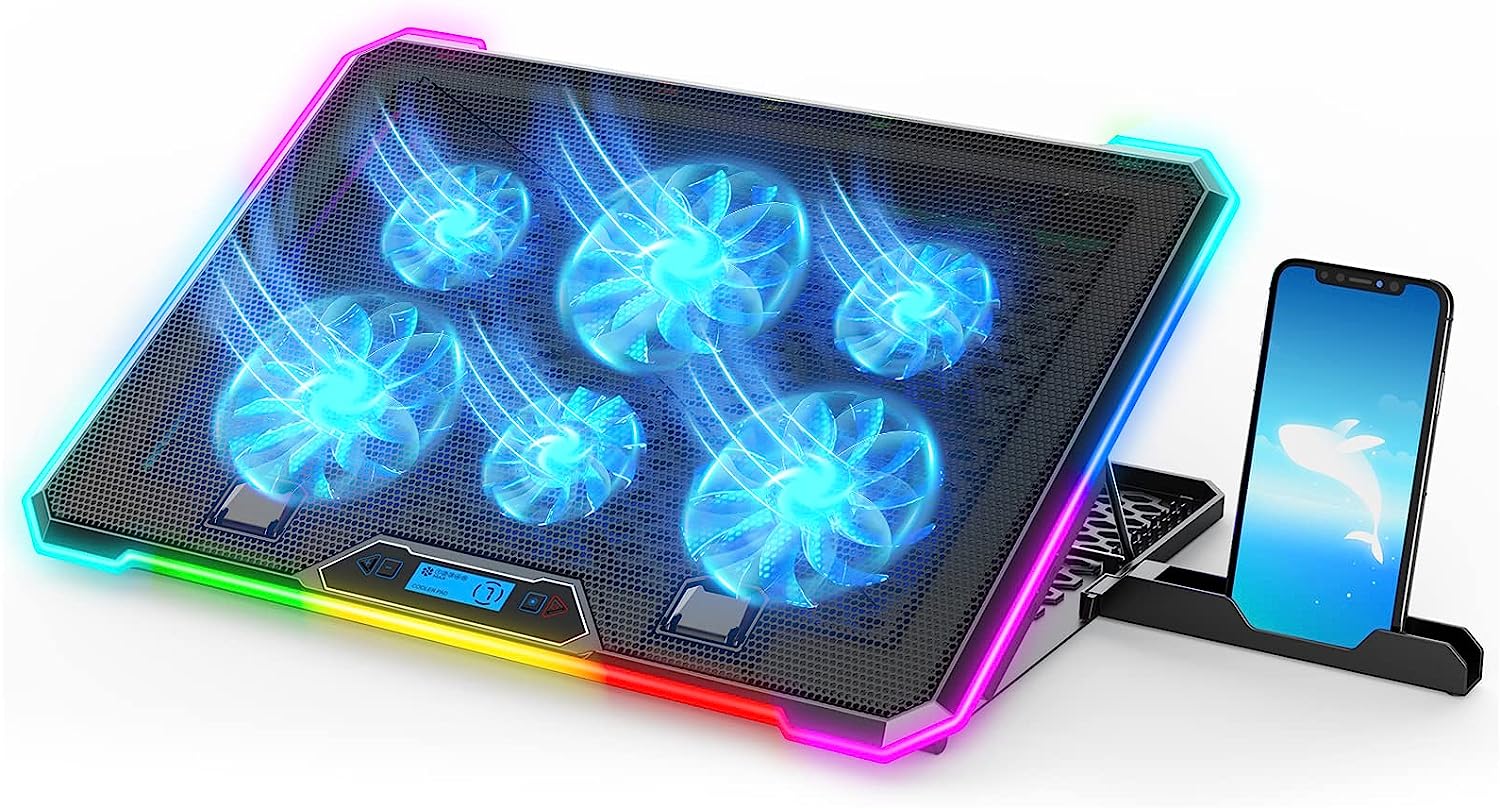 KYOLLY RGB Laptop Cooling Pad Gaming Laptop Cooler, [...]