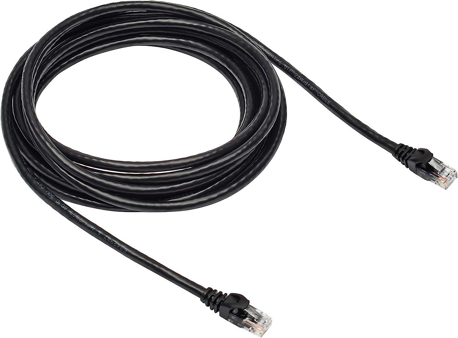 Amazon Basics RJ45 Cat 6 Ethernet Patch Cable, 10Gpbs [...]