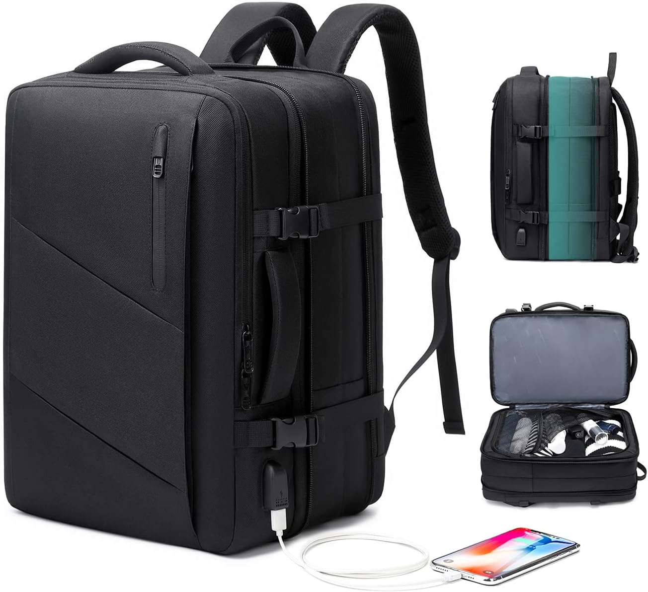 Travel Laptop Backpack, Extra Large 25-40L Expandable [...]
