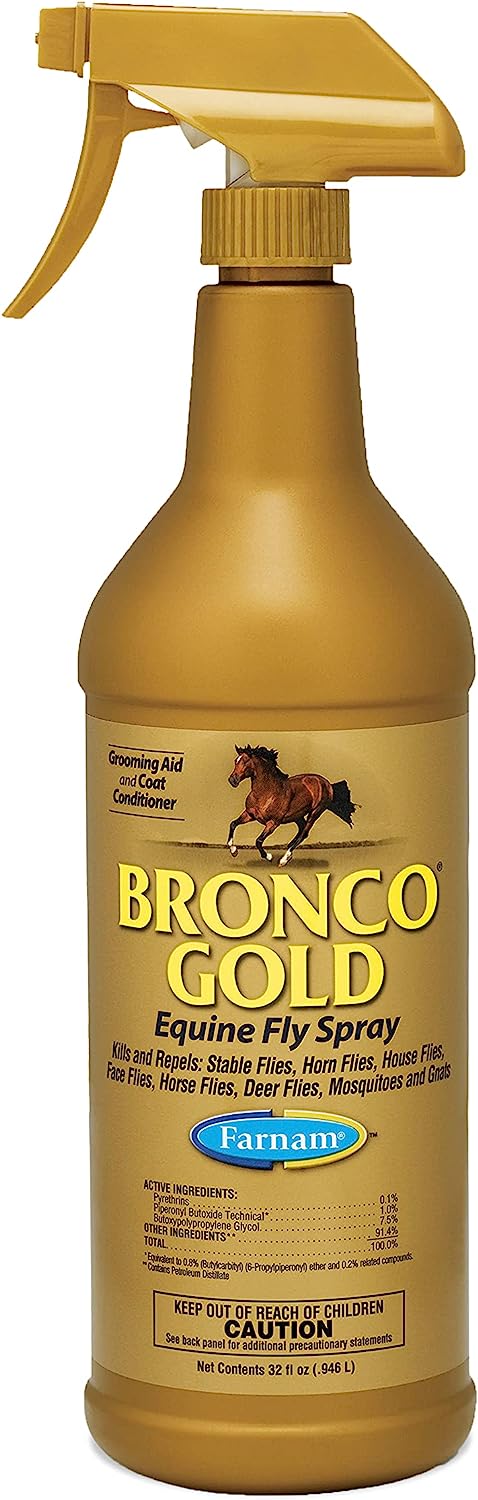 Farnam Bronco Gold Horse Fly Spray, Grooming Aid, Coat [...]