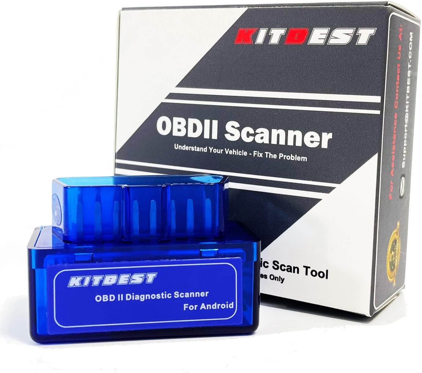 OBD2 Scanner Bluetooth for Android, Mini OBD2 Scanner [...]