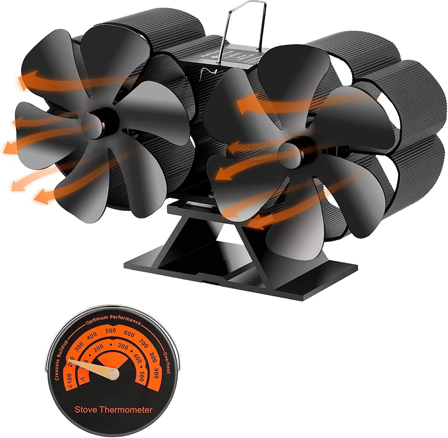 Wood Stove Fan, Fireplace Fan with Magnetic [...]