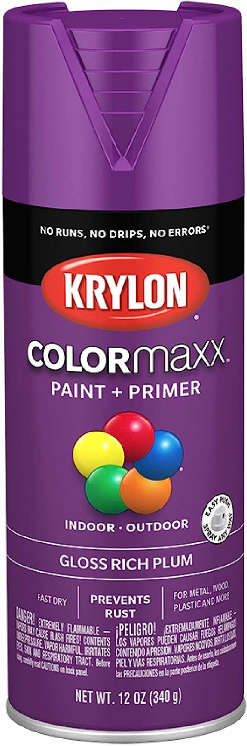 Krylon K05536007 COLORmaxx Spray Paint and Primer for [...]