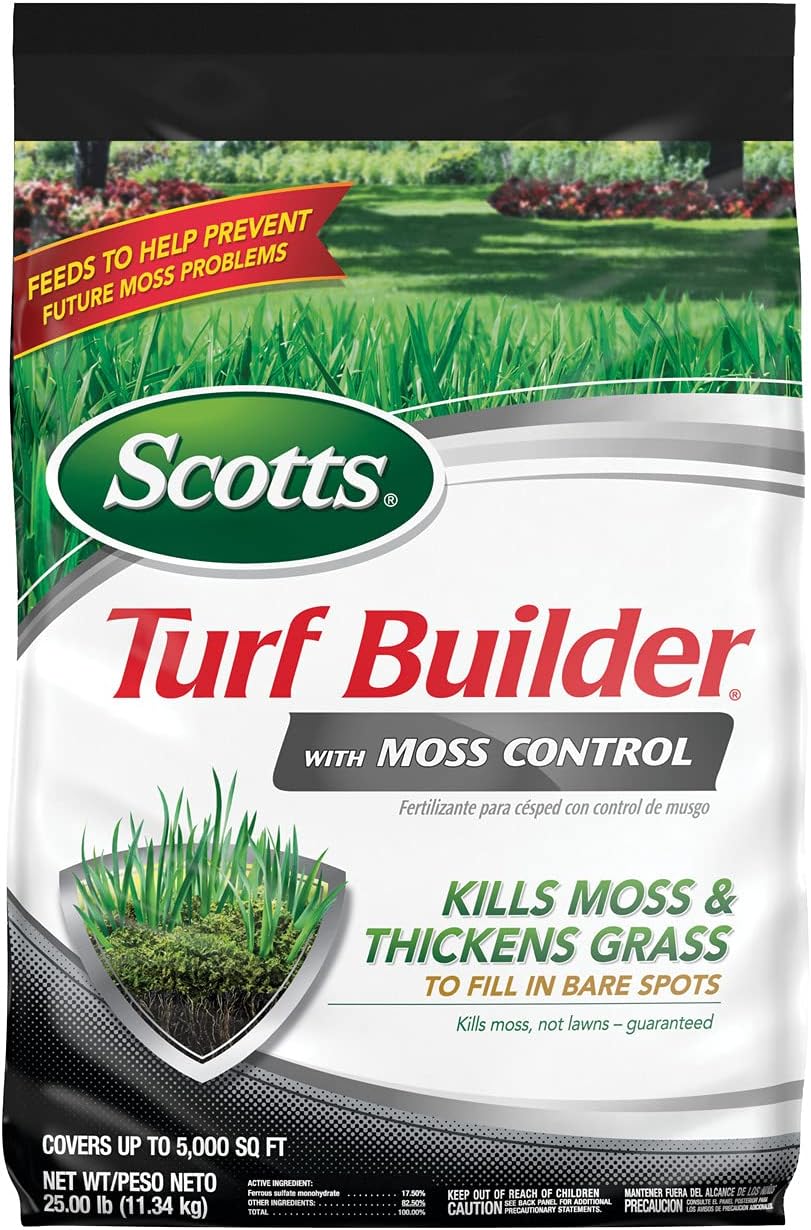Scotts Turf Builder with Moss Control, Moss Killer and [...]
