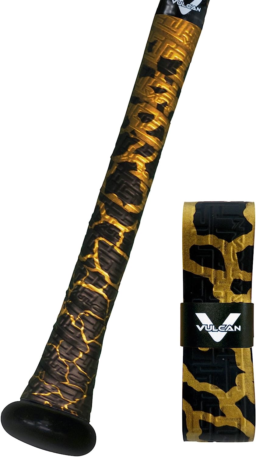 Vulcan Bat Grip, Vulcan 1.75mm Bat Grip, Breaking Gold