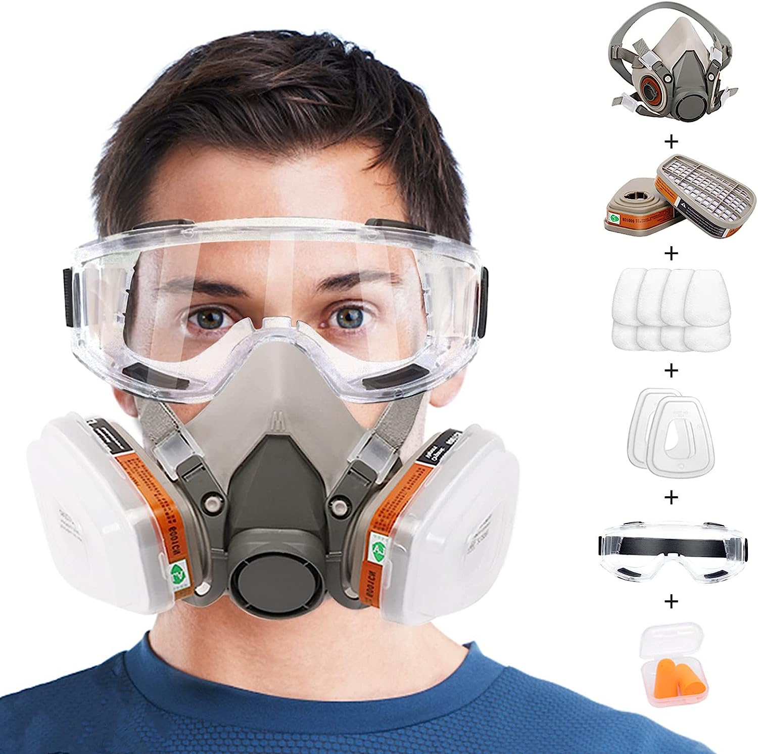 Reusable Respirators Half Facepiece Cover - ANUNU [...]