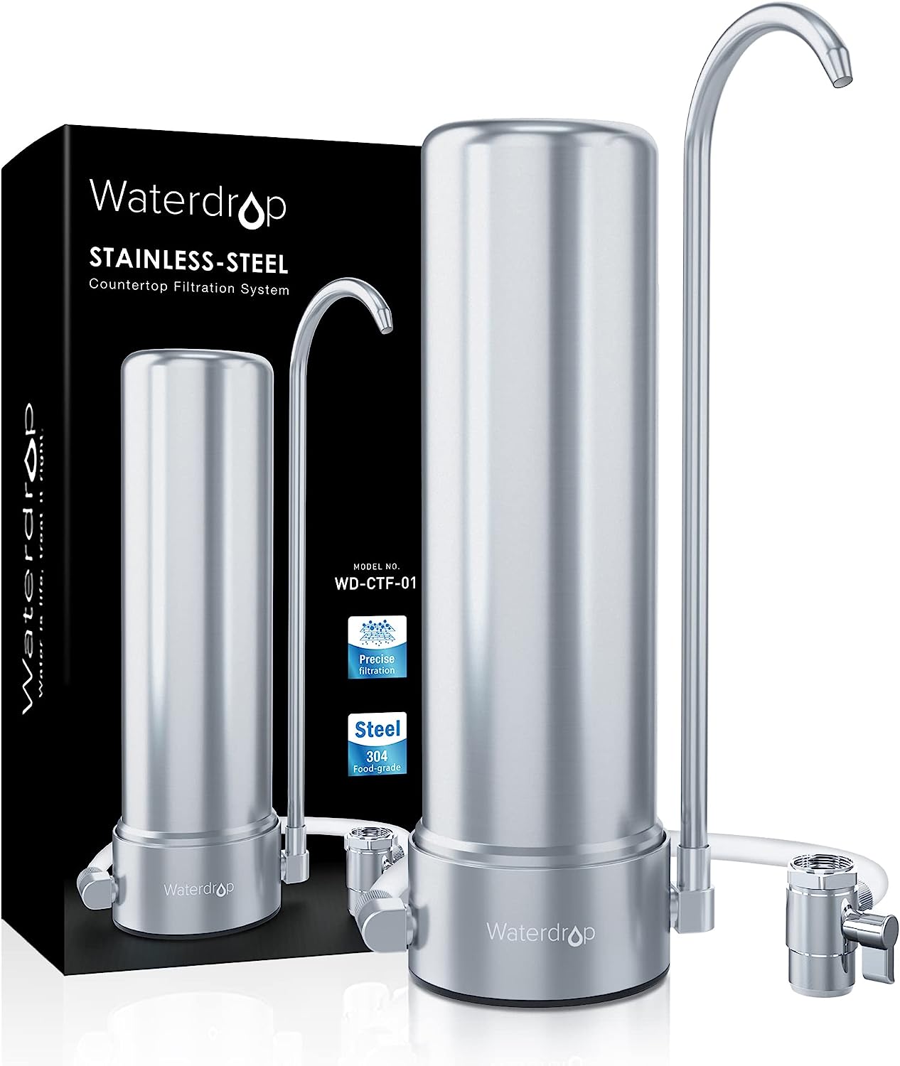 Waterdrop Countertop Filter System, 5-Stage Stainless [...]