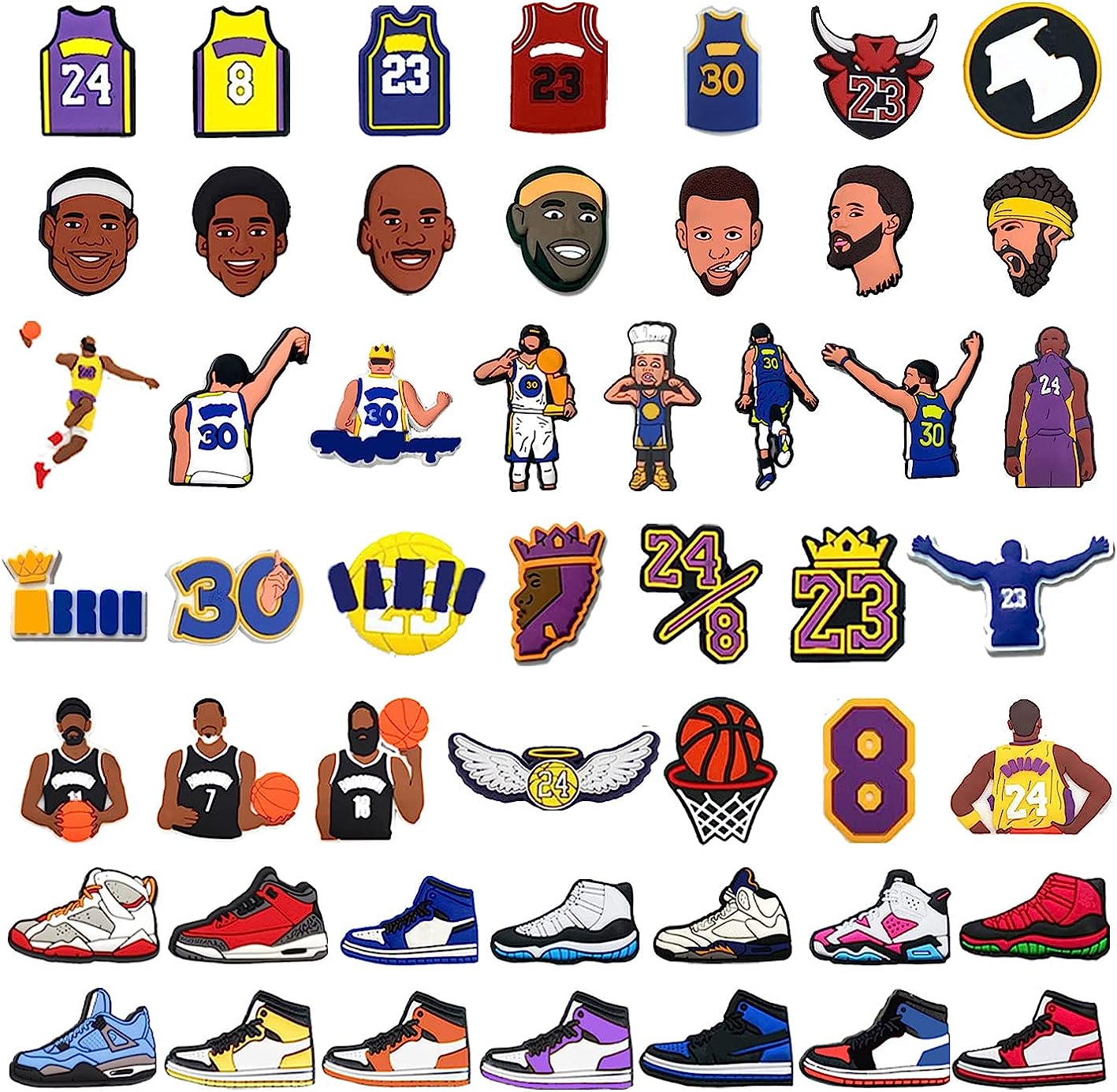 50 PCS Basketball Shoe Charms Shoes Decoration [...]