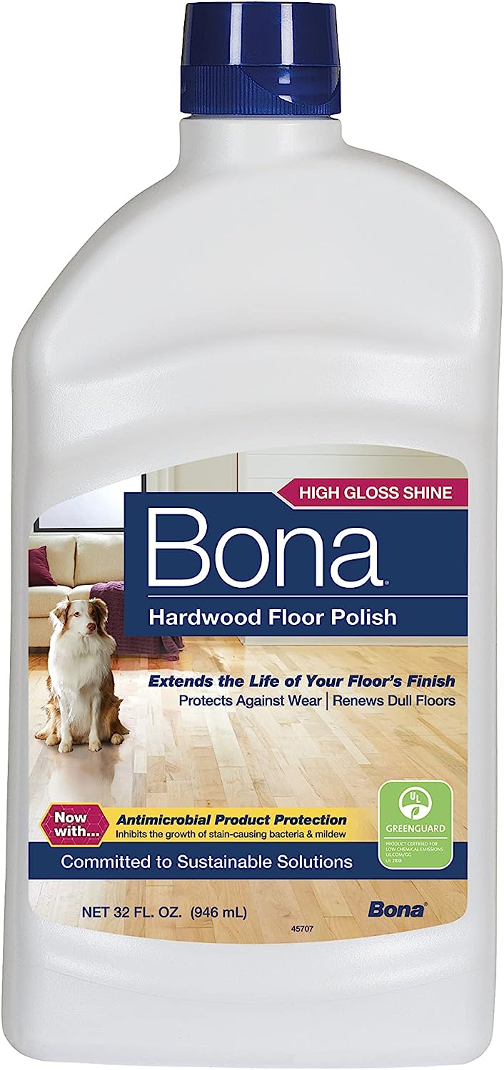Bona Hardwood Floor Polish, High Gloss, 32 Fl Oz
