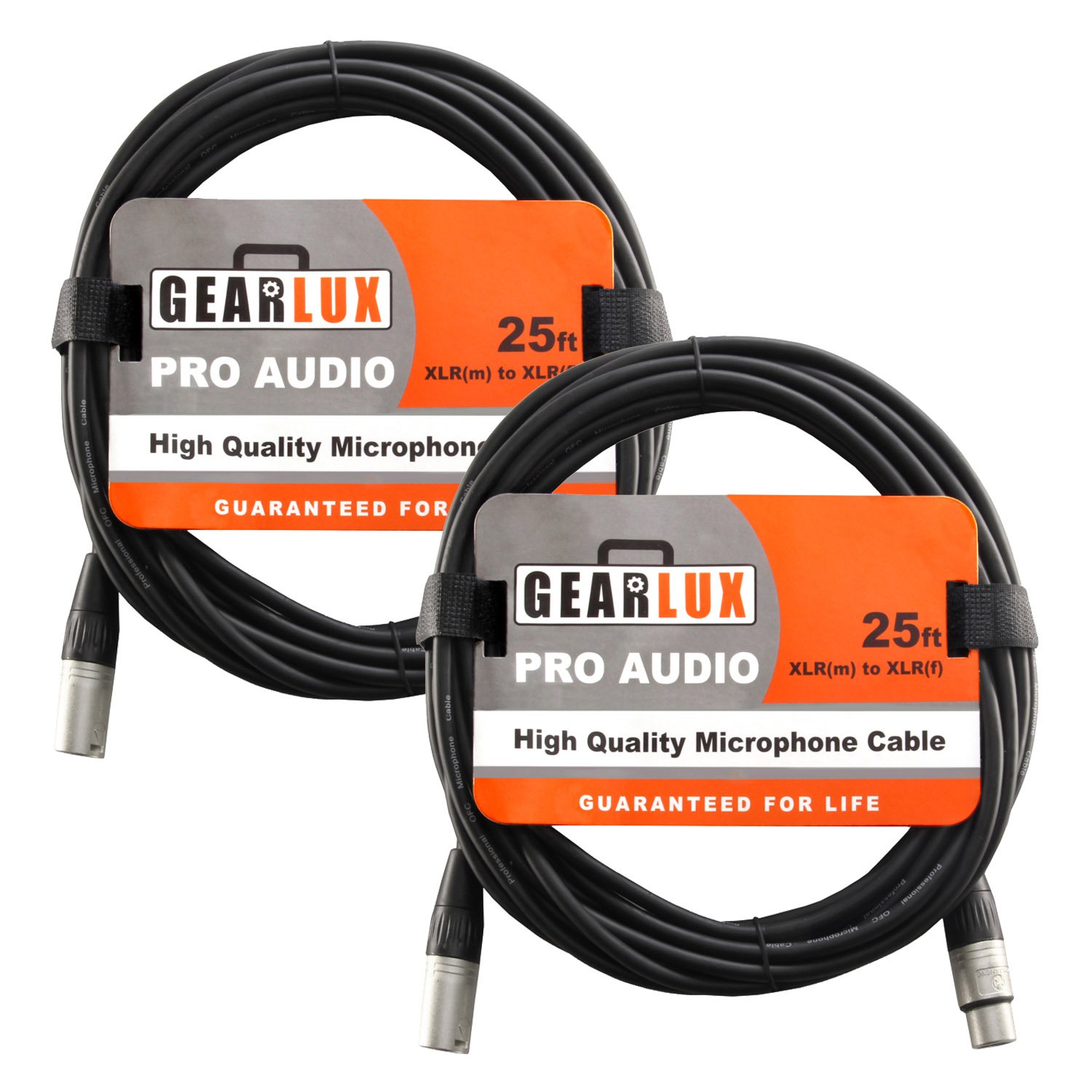 Gearlux XLR Microphone Cable, Fully Balanced, Male to [...]