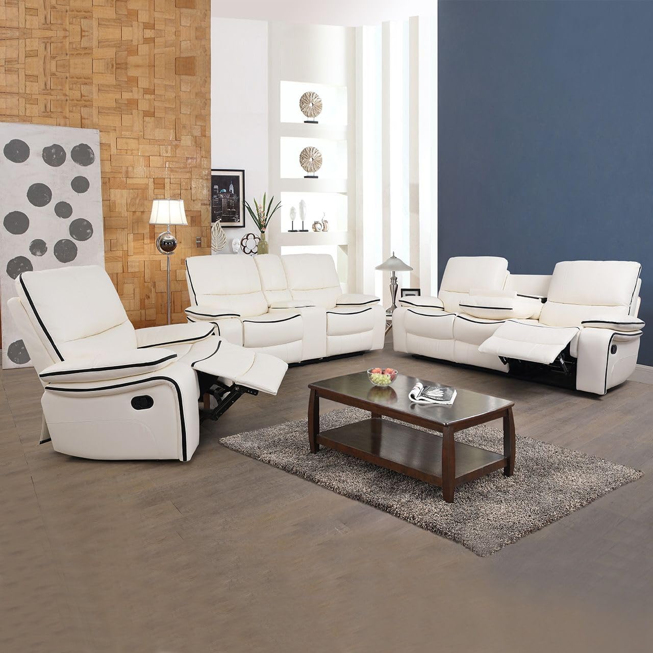 Nautery Leather Sofa Set, Living Room Furniture [...]