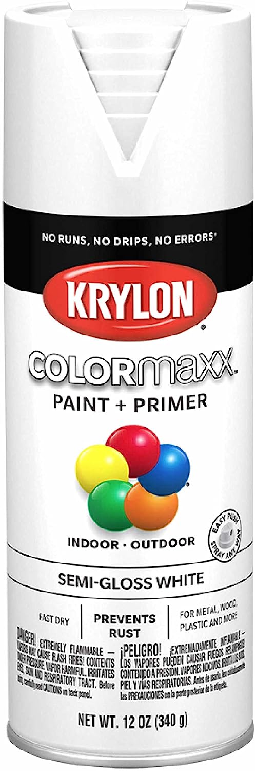 Krylon K05580007 COLORmaxx Spray Paint and Primer for [...]