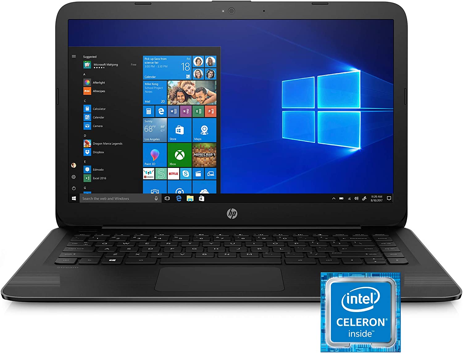 HP Stream 14-Inch Laptop, Intel Celeron N4000, 4 GB [...]