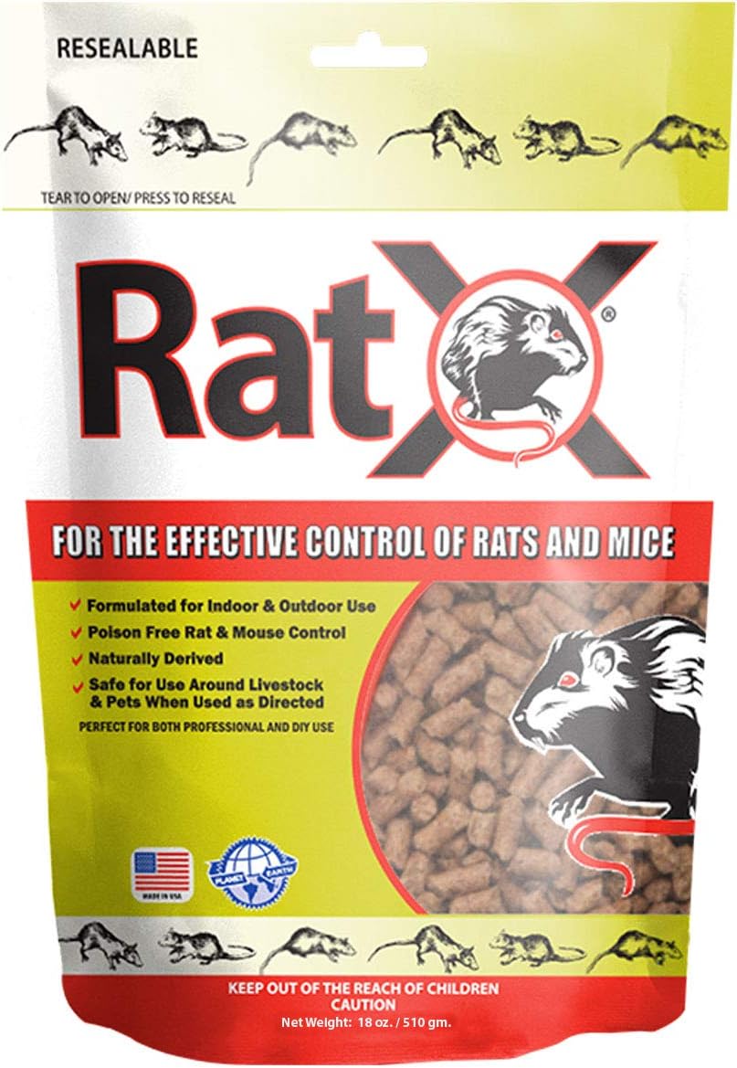RatX 18oz Bag All-Natural for All Speiecs of Rat and Mouse