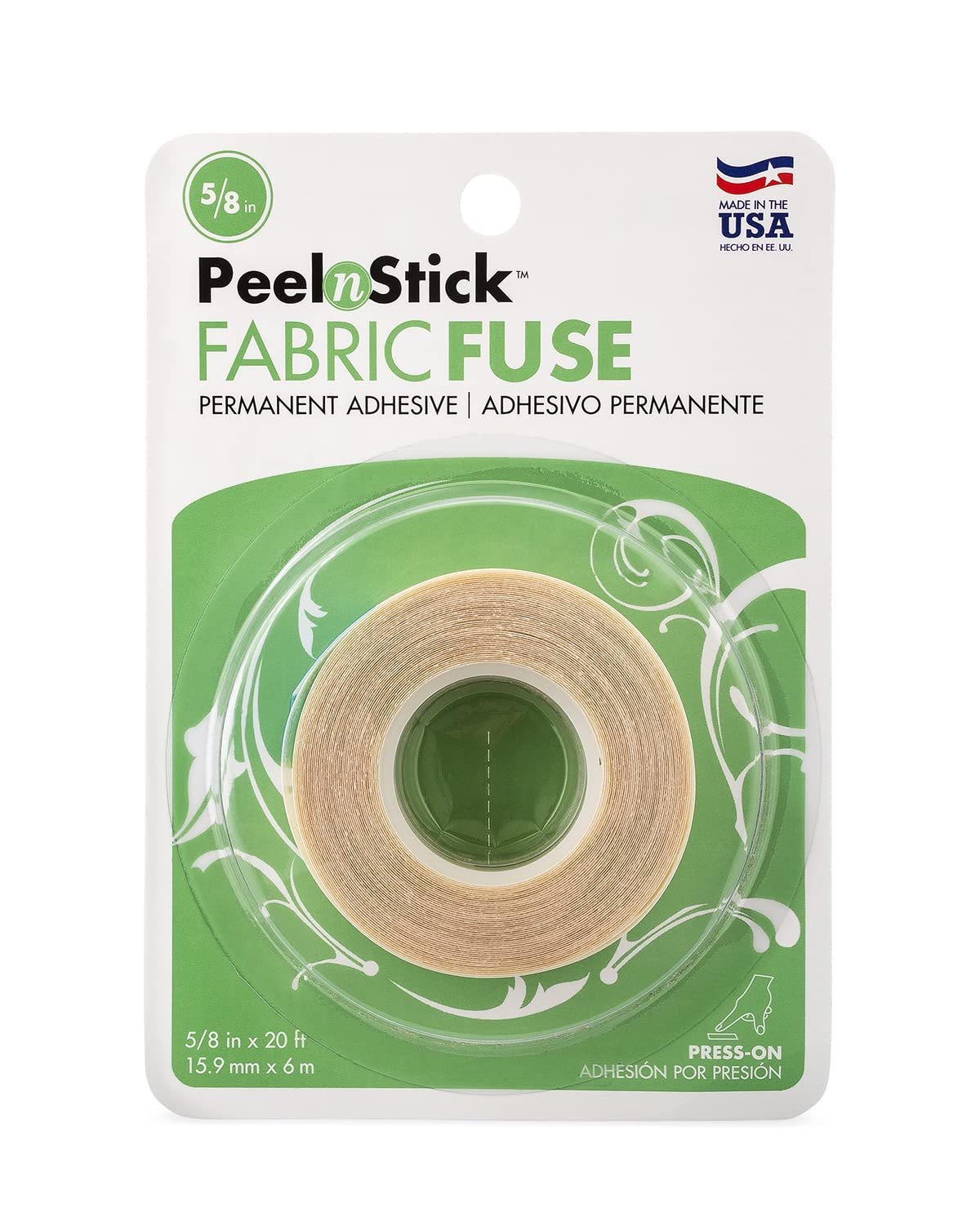 HeatnBond PeelnStick 3346 Fabric Fuse Adhesive 5/8
