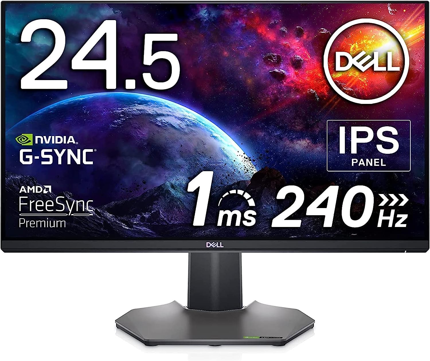 Dell 240Hz Gaming Monitor 24.5 Inch Full HD Monitor [...]