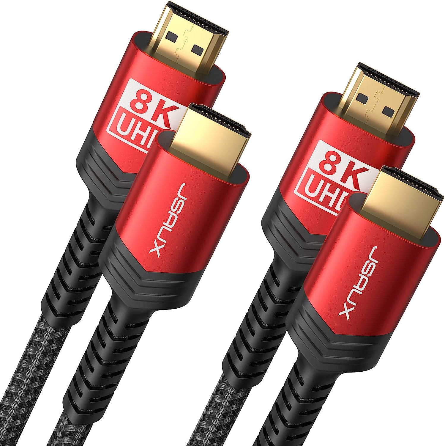 JSAUX 8K HDMI Cables 2.1 2-Pack 6FT, 48Gbps 8K & 4K [...]