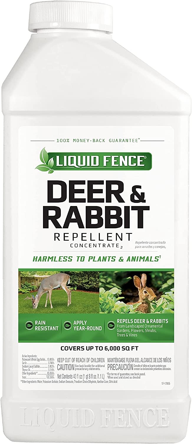 Liquid Fence Deer & Rabbit Repellent Concentrate,Keep [...]