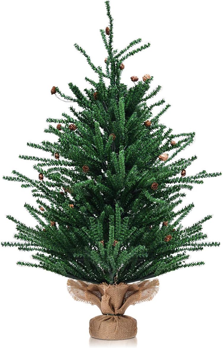GOFLAME 3ft Tabletop Christmas Tree with Premium PVC [...]