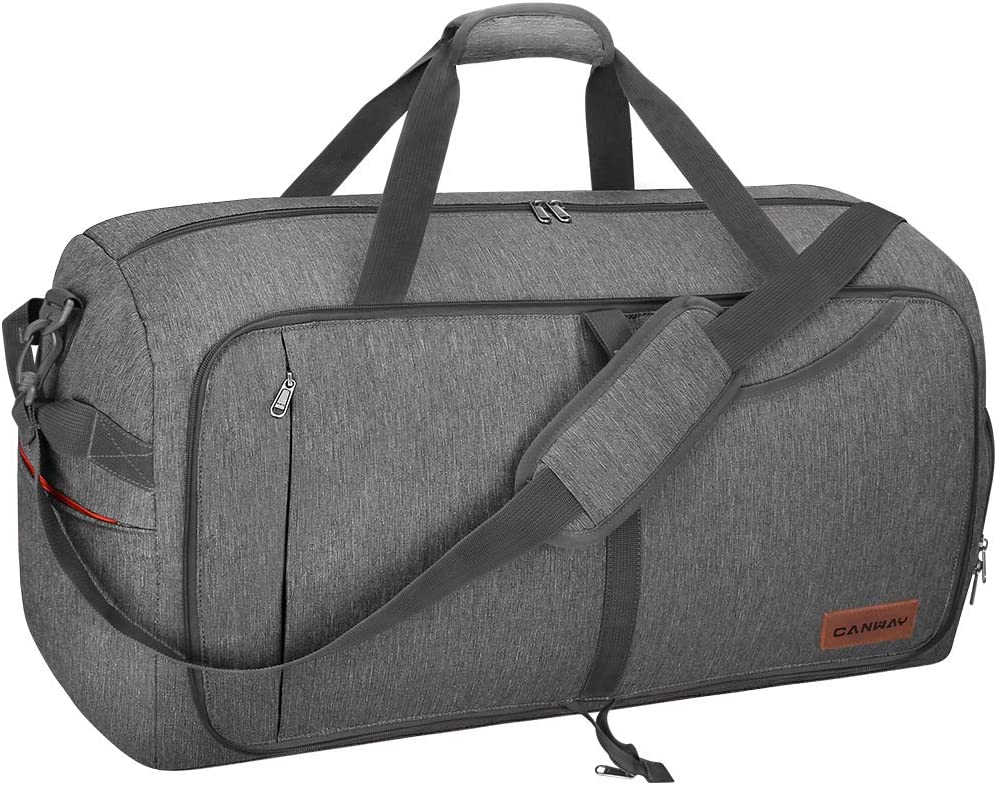 Canway 65L Travel Duffel Bag, Foldable Weekender Bag [...]