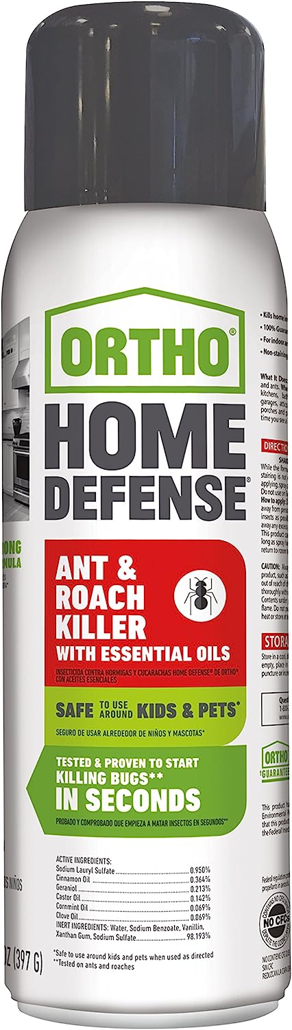 Ortho Home Defense Ant & Roach Killer with Essential [...]