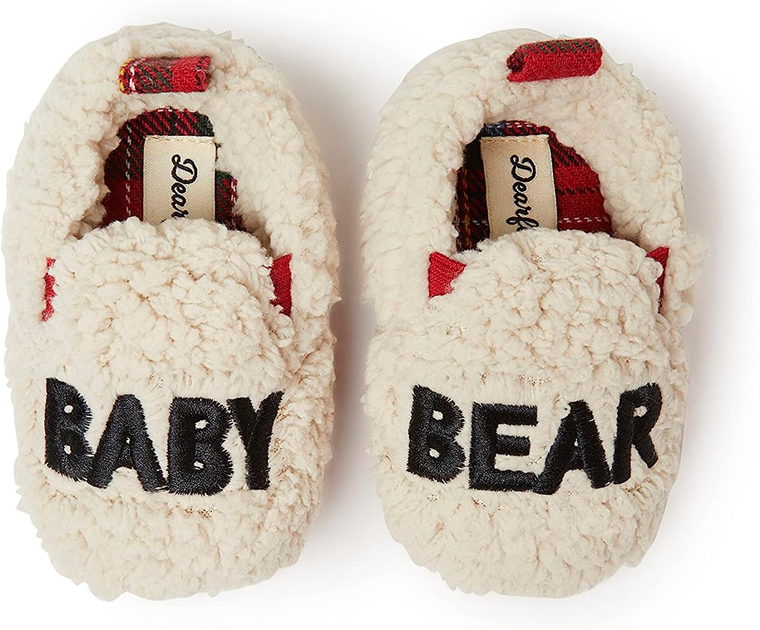 Dearfoams Unisex-child Lil Bear and Baby Bear Slipper