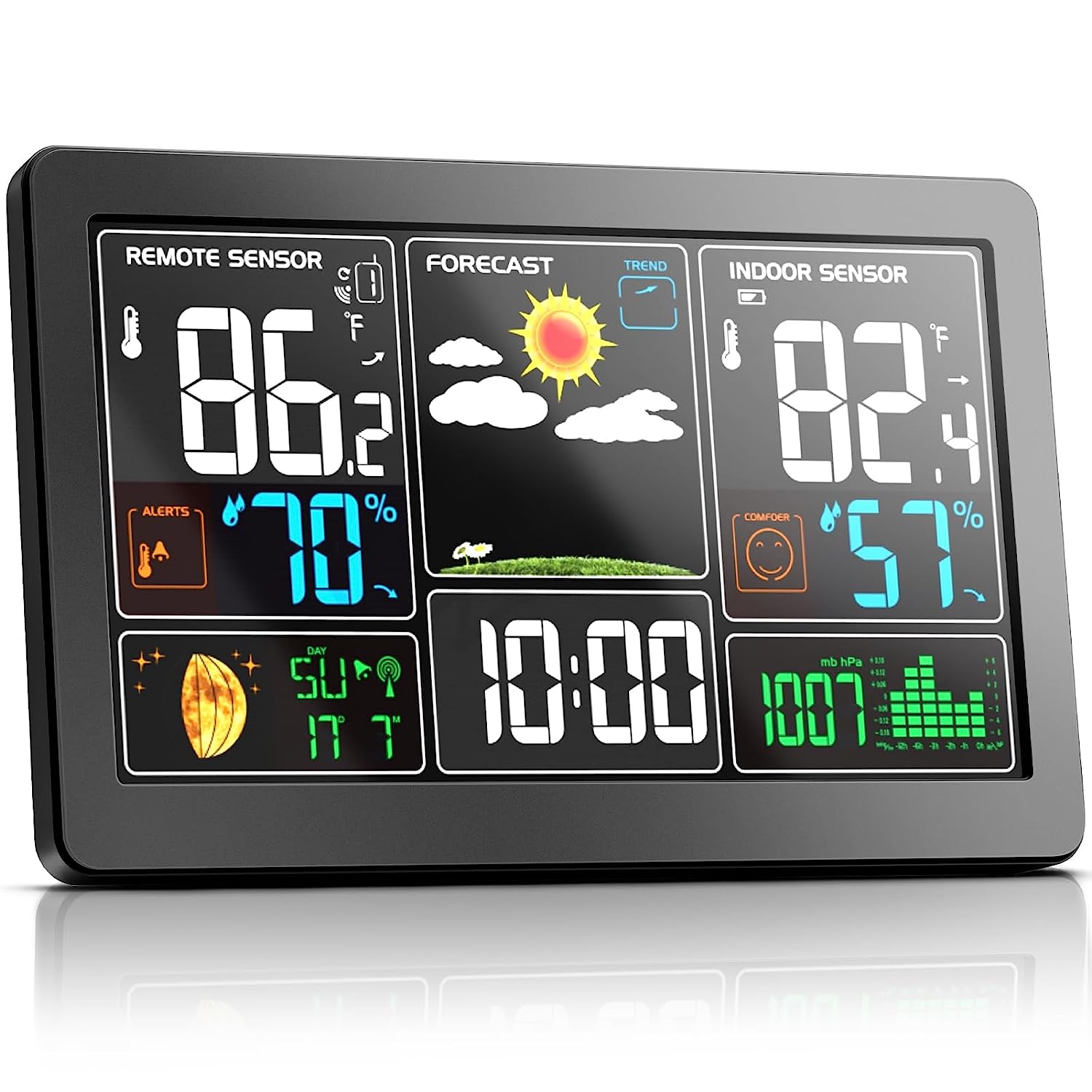 KALEVOL Weather Station Indoor Outdoor Thermometer [...]