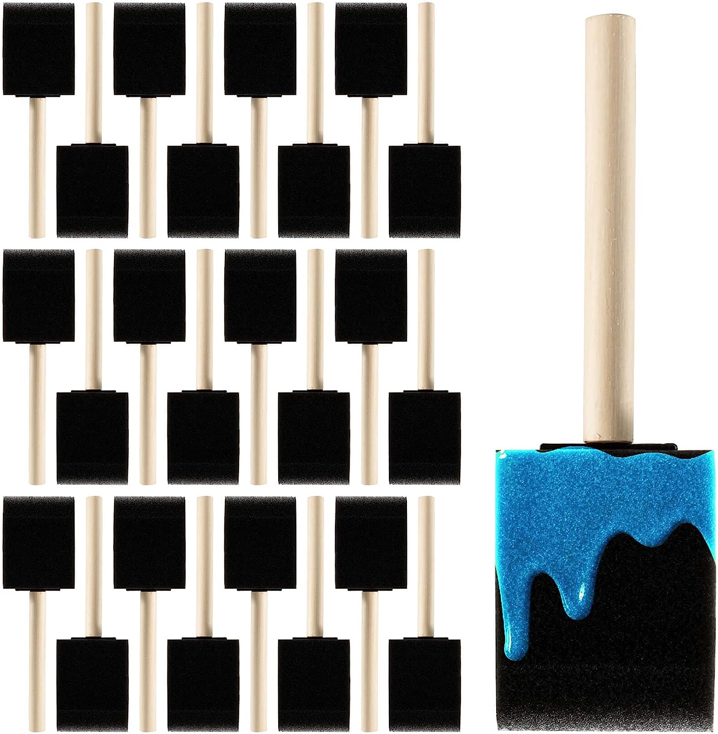 Sukh 25PCS Foam Paint Brushes - 2 Inch Sponge Brushes [...]
