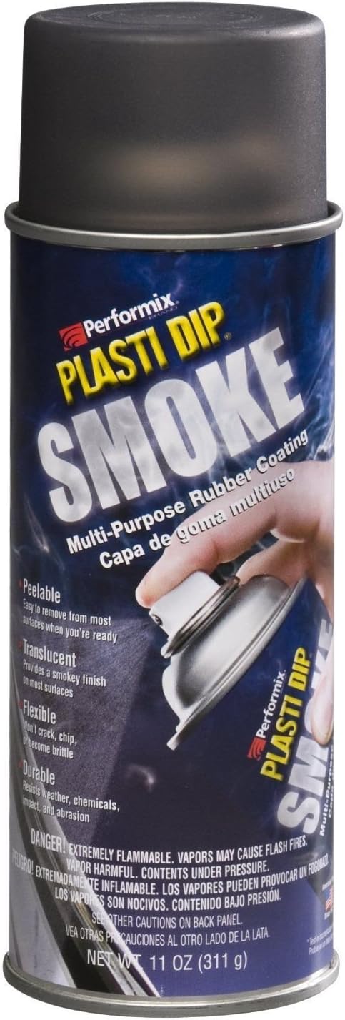 2 PACK PLASTI DIP Smoke Lens Spray 11oz Spray Aerosol