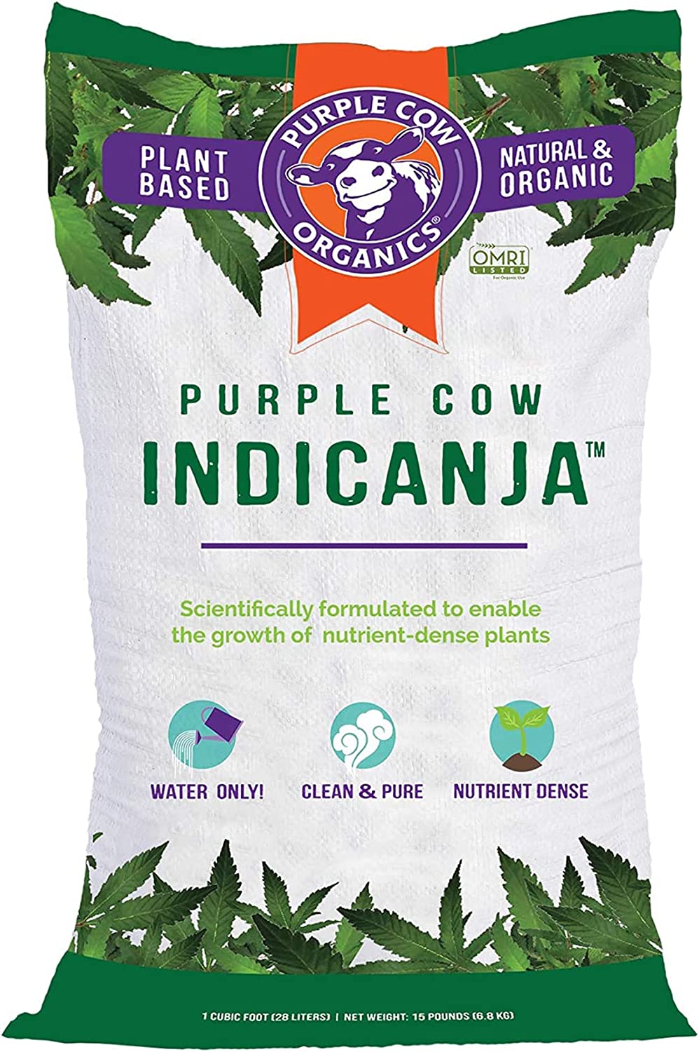 Purple Cow Organics IndiCanja 1 Cubic Foot Bag, [...]