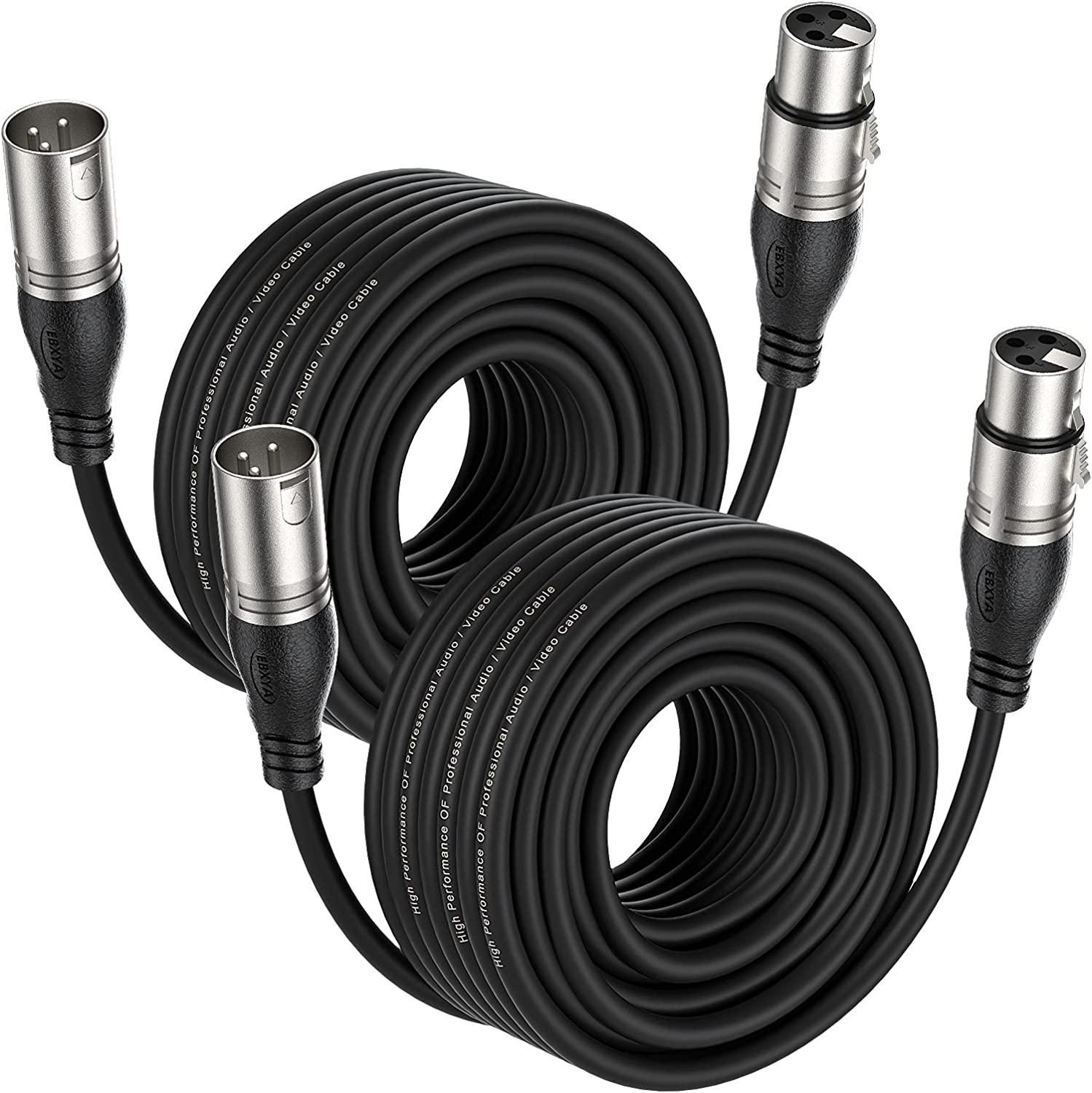EBXYA XLR Cable 50ft 2 Packs - Premium Balanced [...]