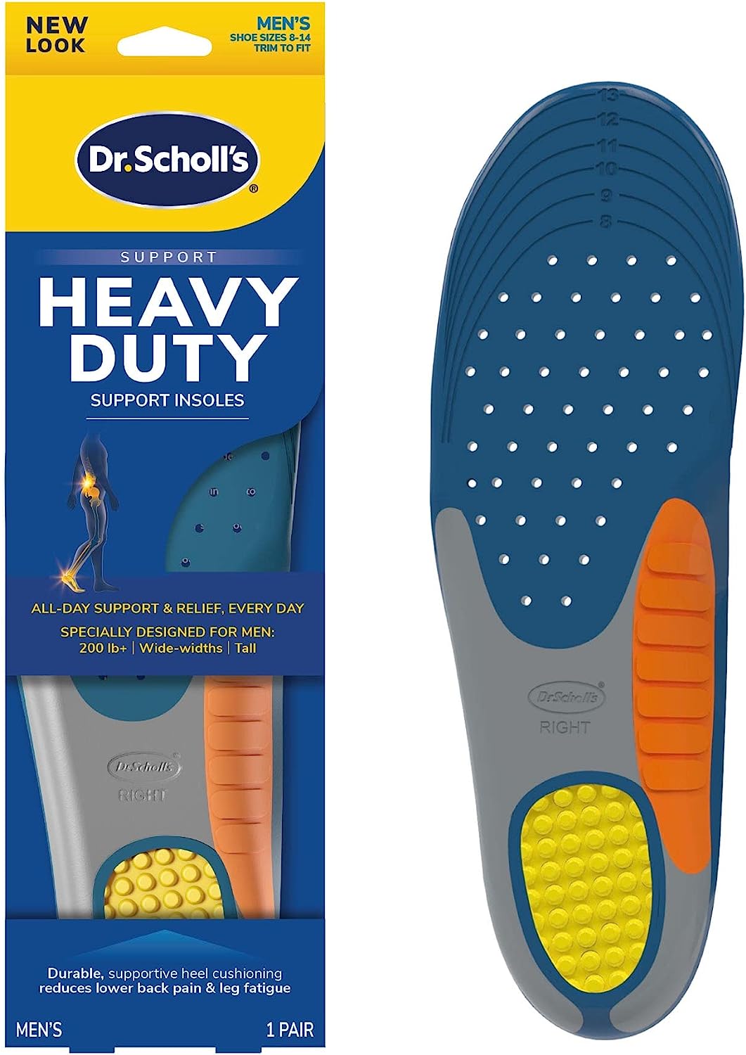 Dr. Scholl's Heavy Duty Support Insoles, Men, 1 Pair, [...]