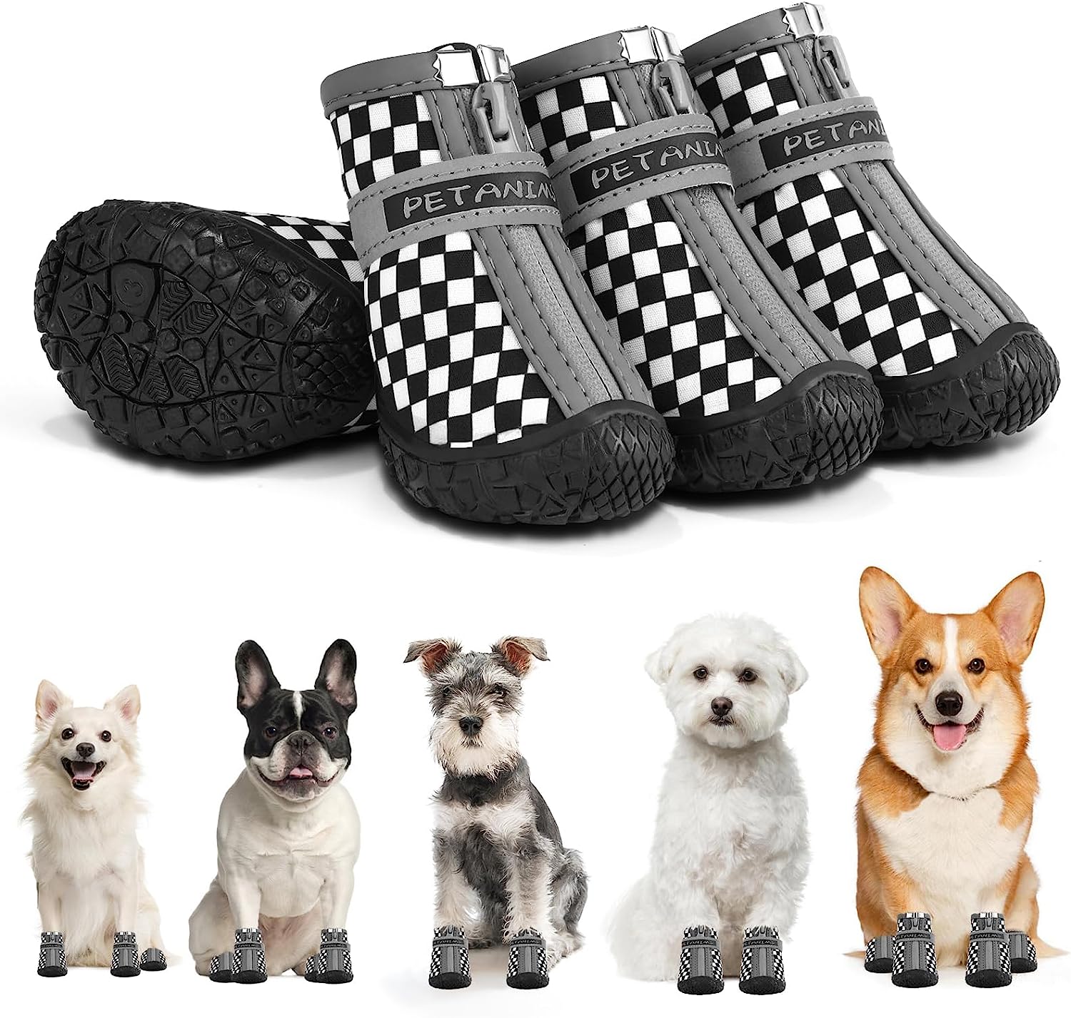 Dog Shoes for Small Dogs: Medium Dog Boots for Summer [...]