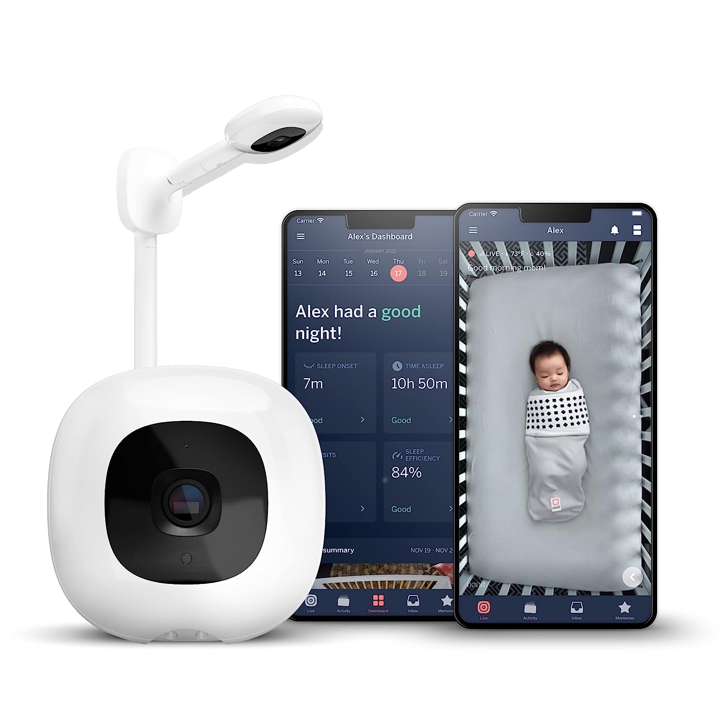 Nanit Pro Smart Baby Monitor & Wall Mount – Wi-Fi HD [...]
