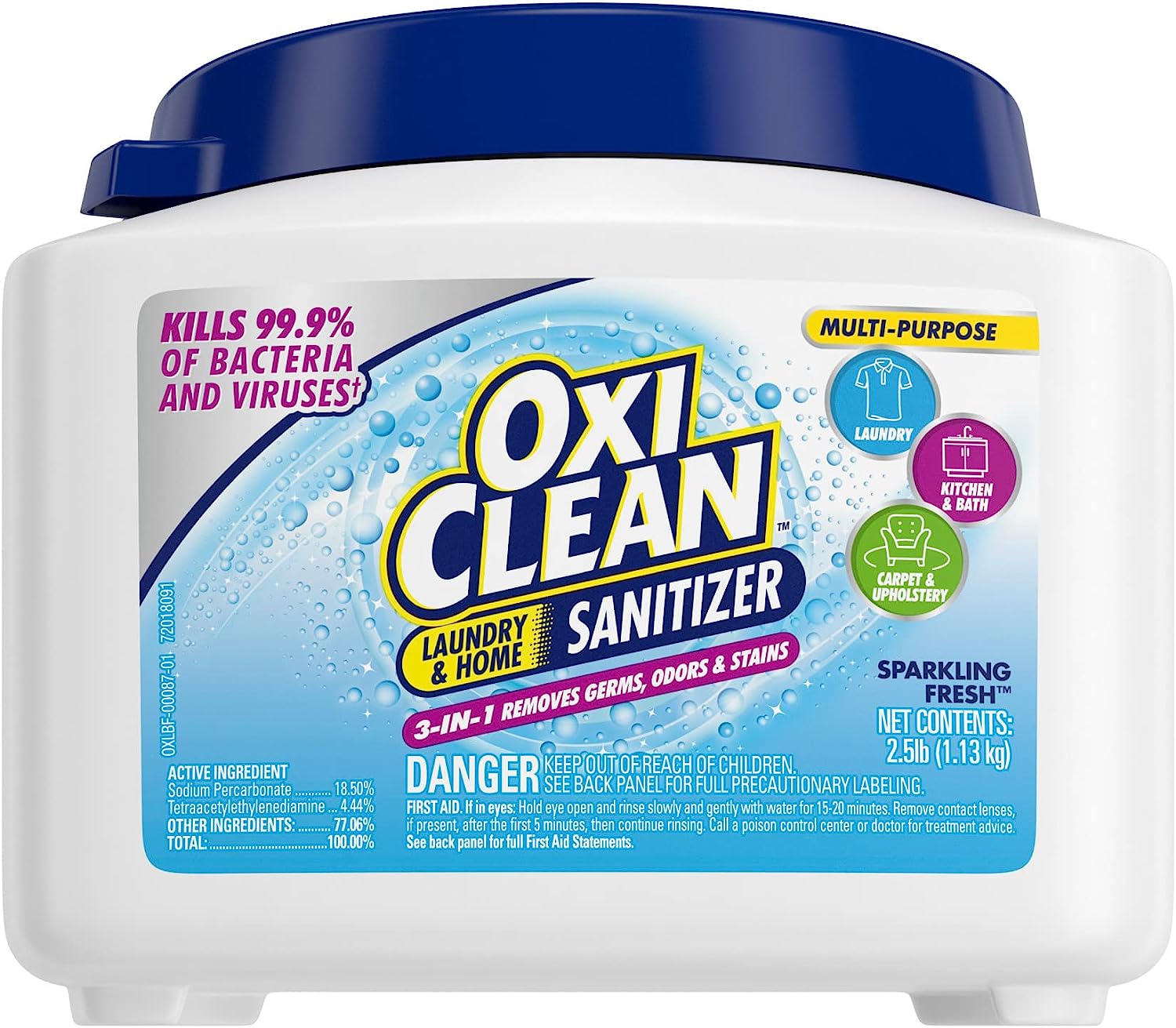 OxiClean Laundry & Home Sanitizer for Laundry, [...]