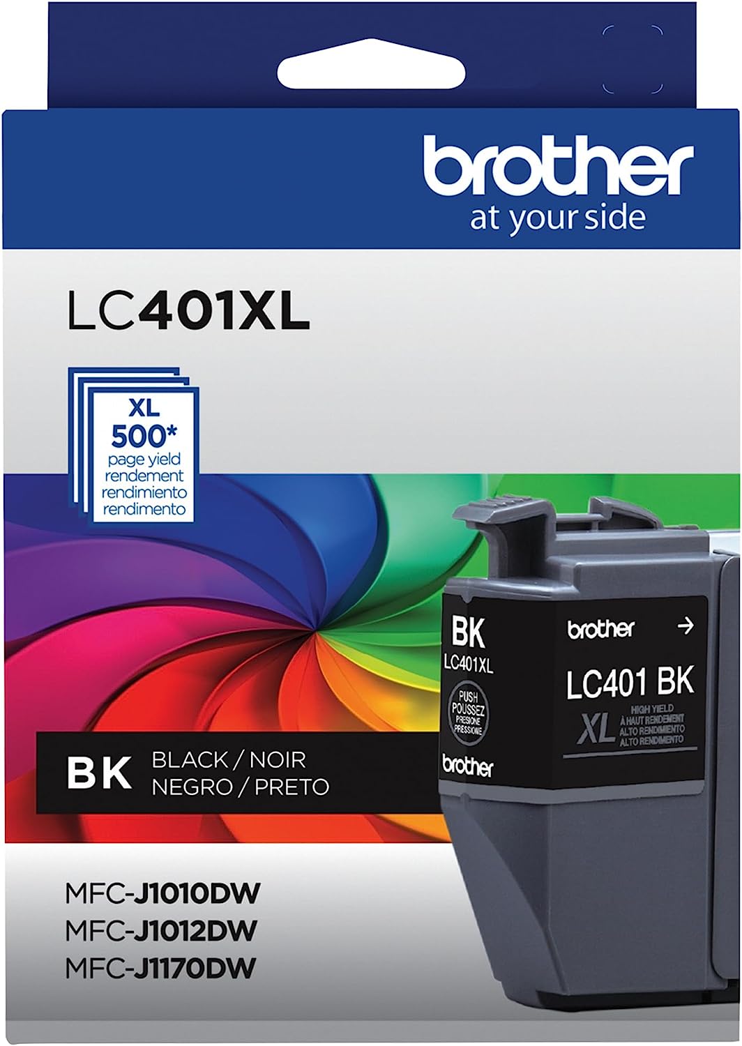 Brother Genuine LC401XLBK High Yield Black Ink Cartridge