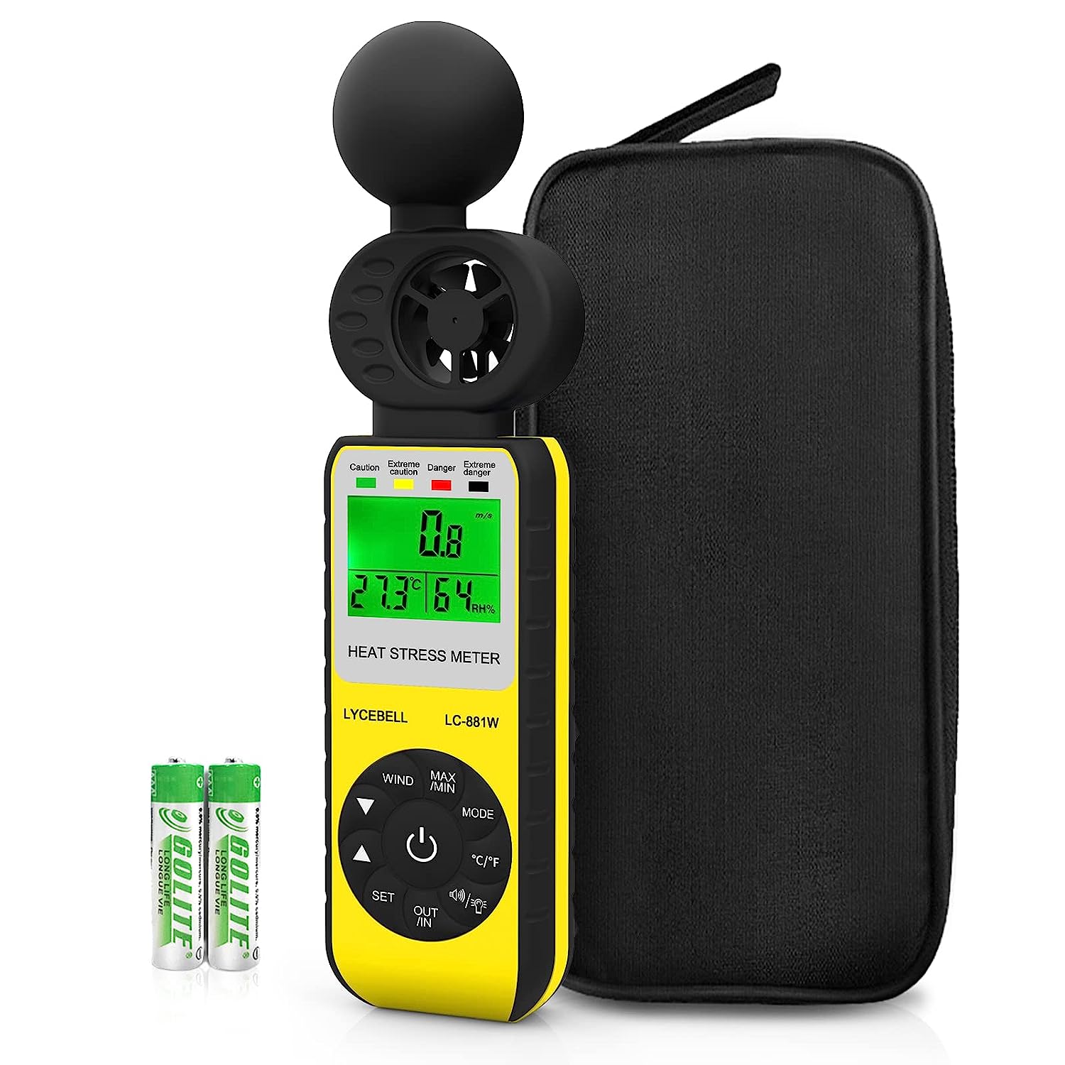 Digital Anemometer, 3 in 1 Handheld LC-881W Portable [...]