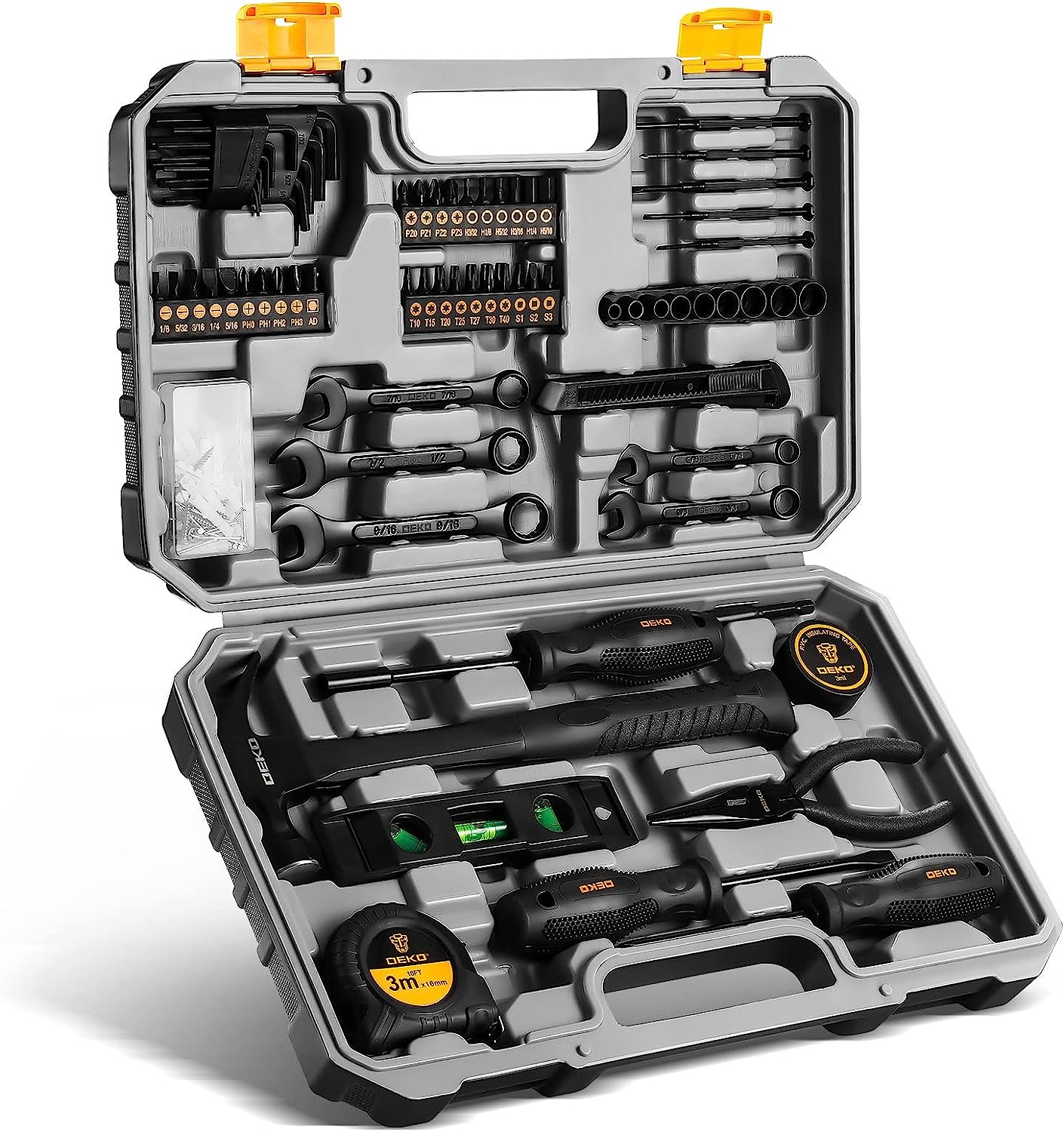 DEKOPRO Tool Kit Set Box Home Repair Tools Basic Hand [...]