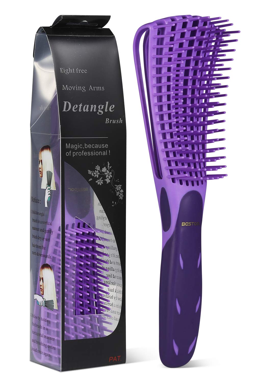 BESTOOL Detangling Brush for Natural Hair, Detangler [...]