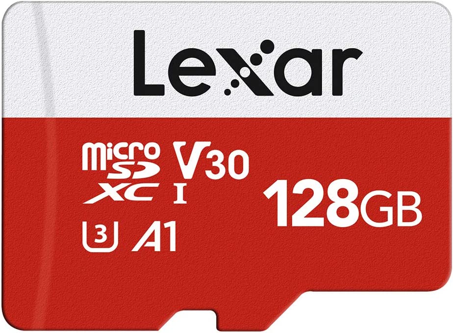 Lexar 128GB Micro SD Card, microSDXC UHS-I Flash [...]