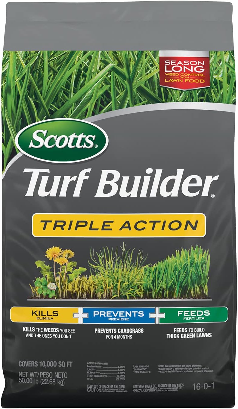 Scotts Turf Builder Triple Action, Weed Killer and [...]