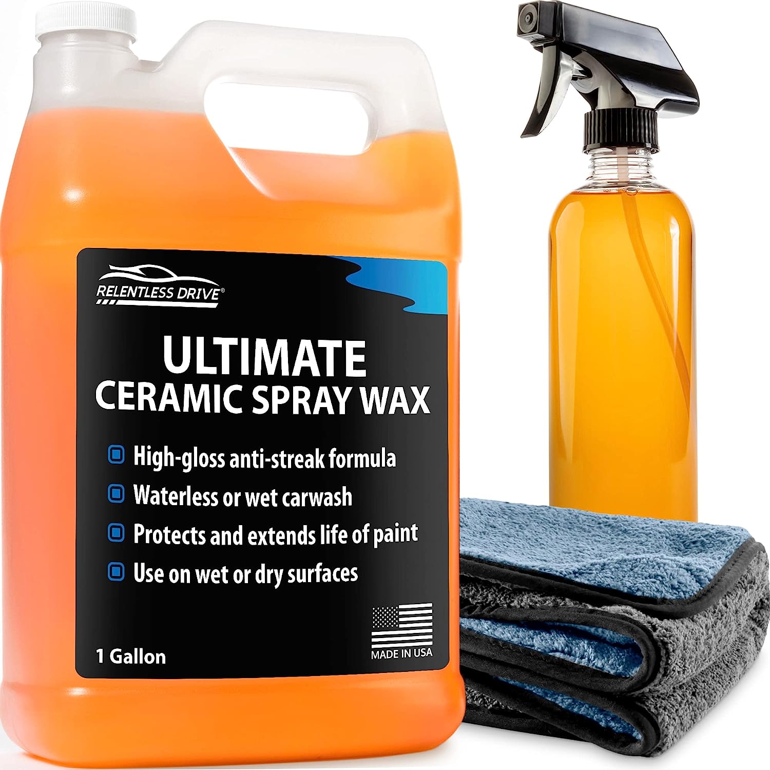 Relentless Drive Car Wax Kit (Gallon) - Wet or [...]