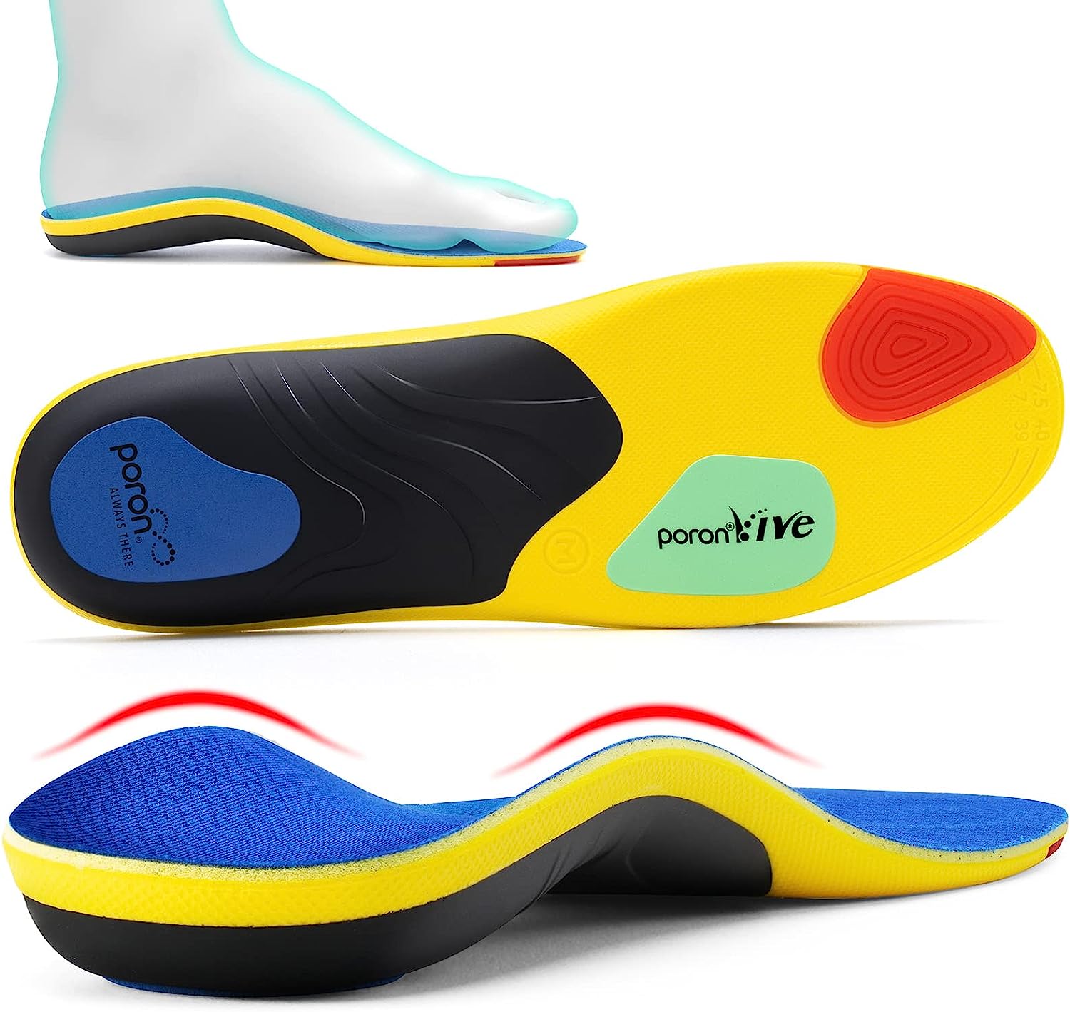 TANSTC Professional Sport Insoles with Medium Arch [...]