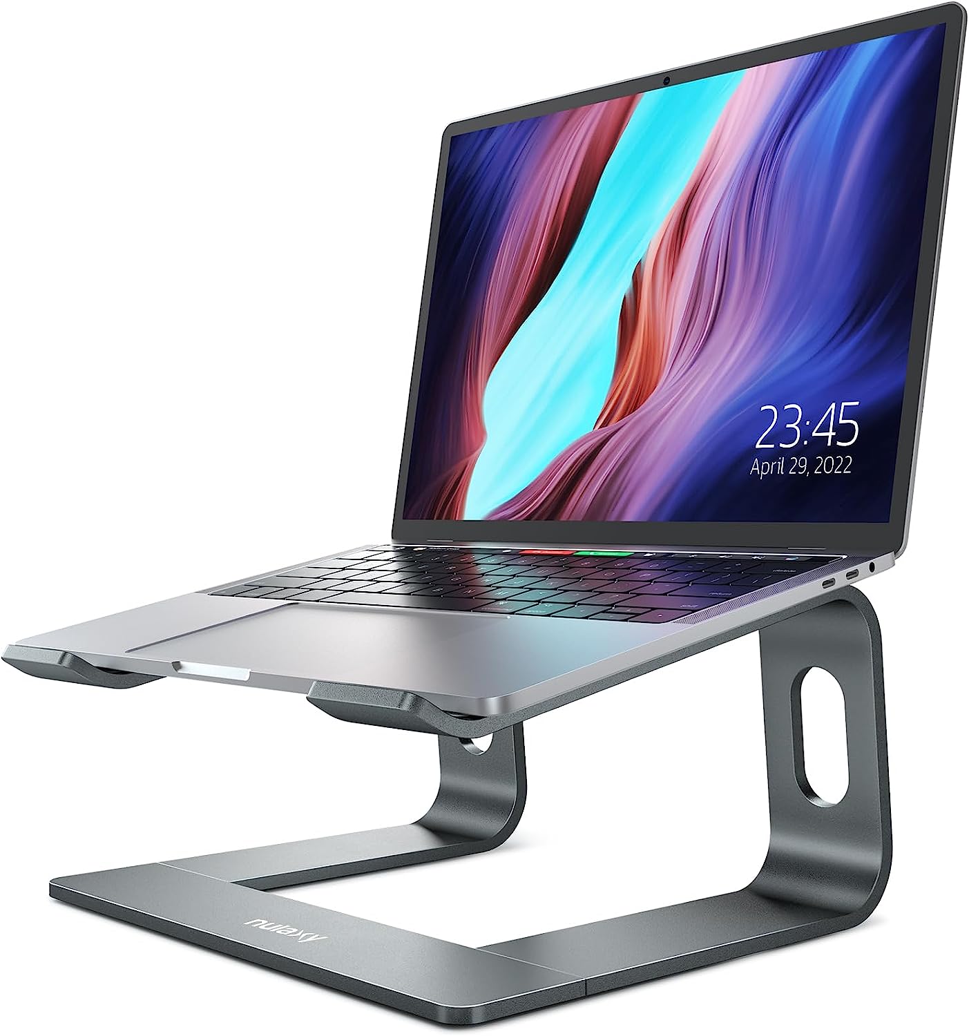 Nulaxy Laptop Stand, Ergonomic Aluminum Laptop Mount [...]