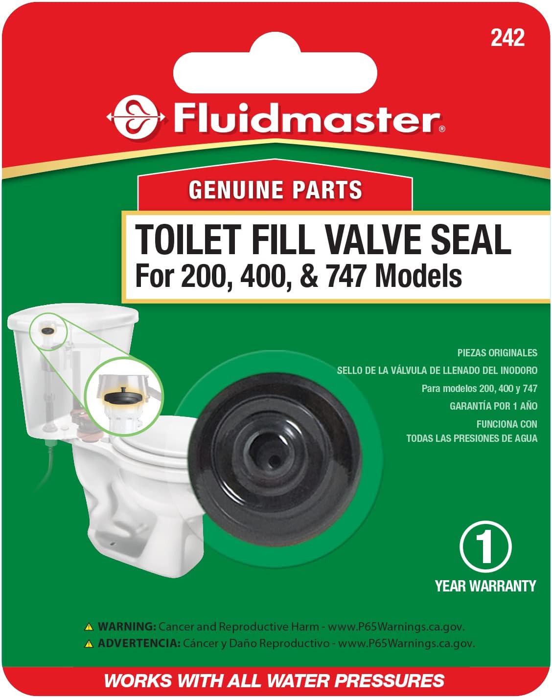 Fluidmaster 242 Toilet Fill Valve Seal Replacement [...]