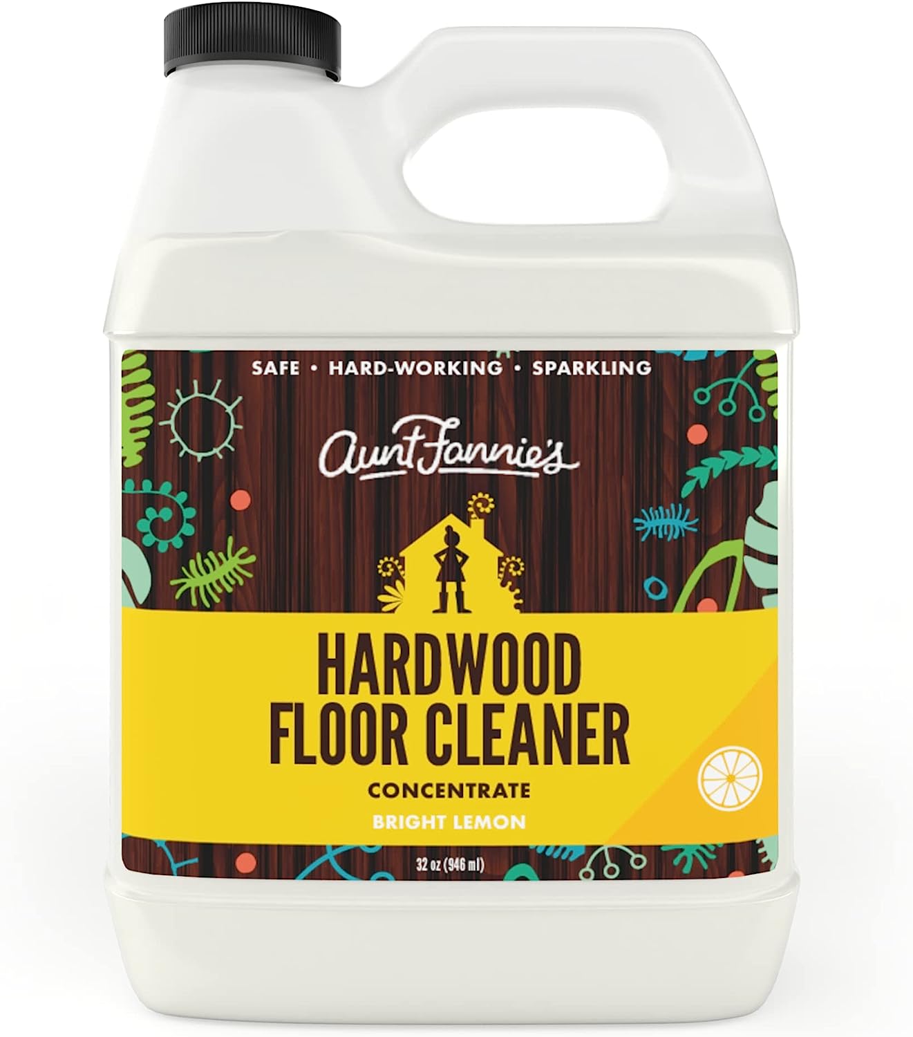 Aunt Fannie's Hardwood Floor Cleaner, Bright Lemon (Single)