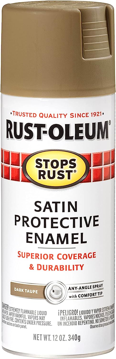 Rust-Oleum 241238 Stops Rust Spray Paint, 12 oz, Satin [...]